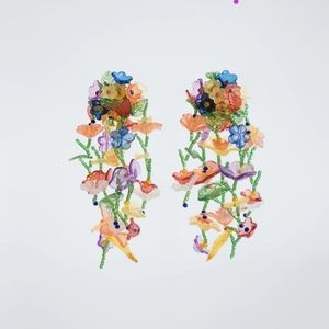 Floral earrings